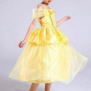 Beauty and the Beast Yellow dress Girls Yellow Dress Size 9-10 yrs